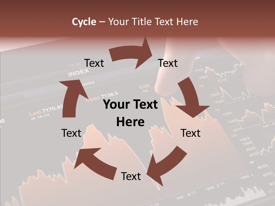 Progress Chart Object PowerPoint Template