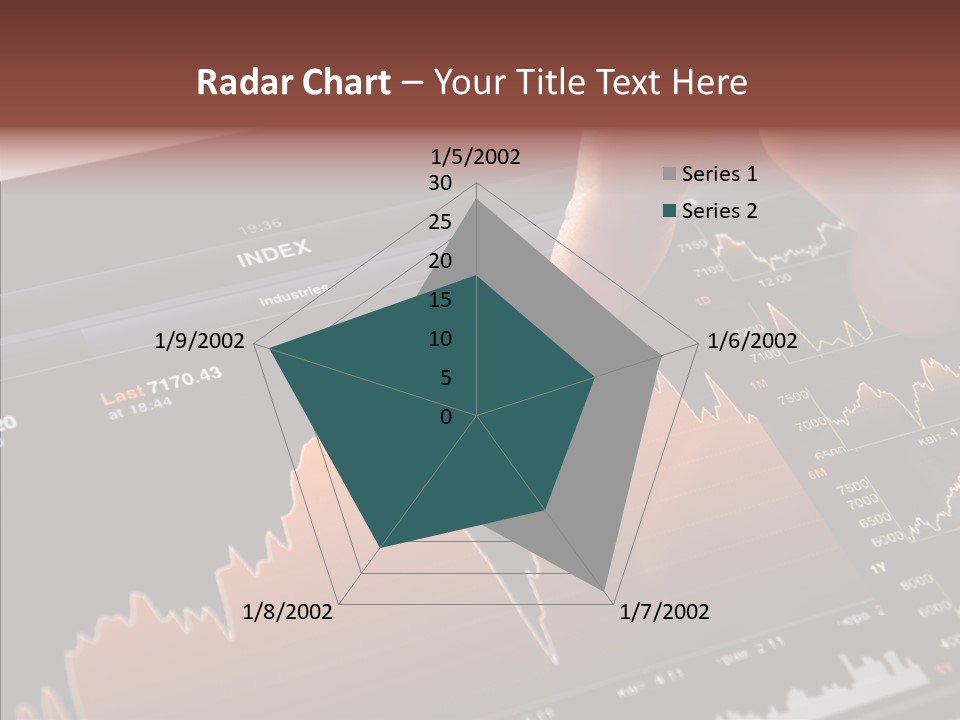 Progress Chart Object PowerPoint Template