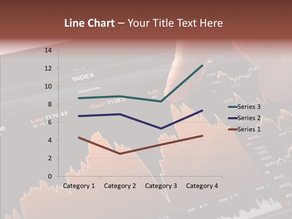 Progress Chart Object PowerPoint Template