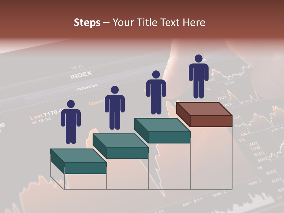 Progress Chart Object PowerPoint Template