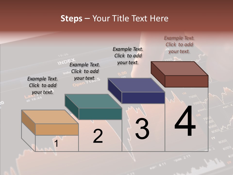 Progress Chart Object PowerPoint Template