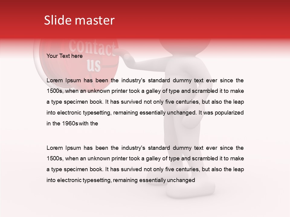 Guy Person Icon Human PowerPoint Template