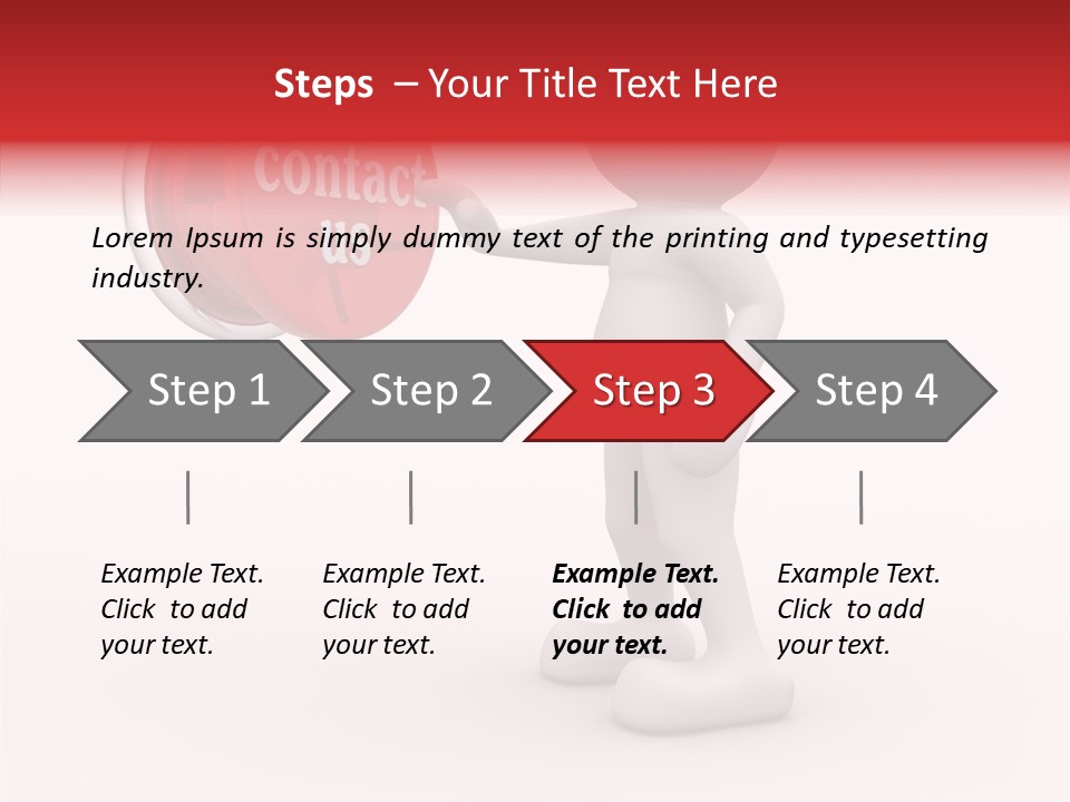 Guy Person Icon Human PowerPoint Template