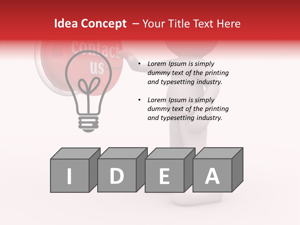 Guy Person Icon Human PowerPoint Template