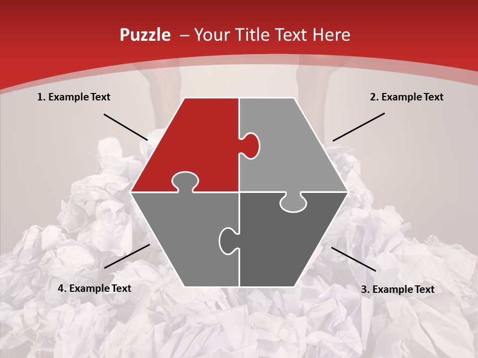 Confusion Human Reach PowerPoint Template