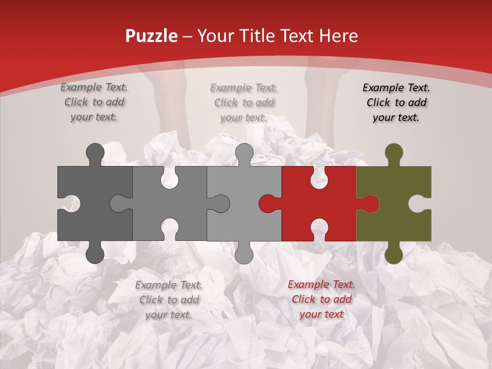 Confusion Human Reach PowerPoint Template