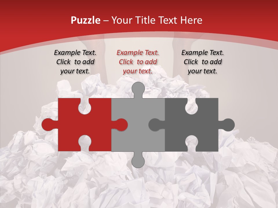 Confusion Human Reach PowerPoint Template