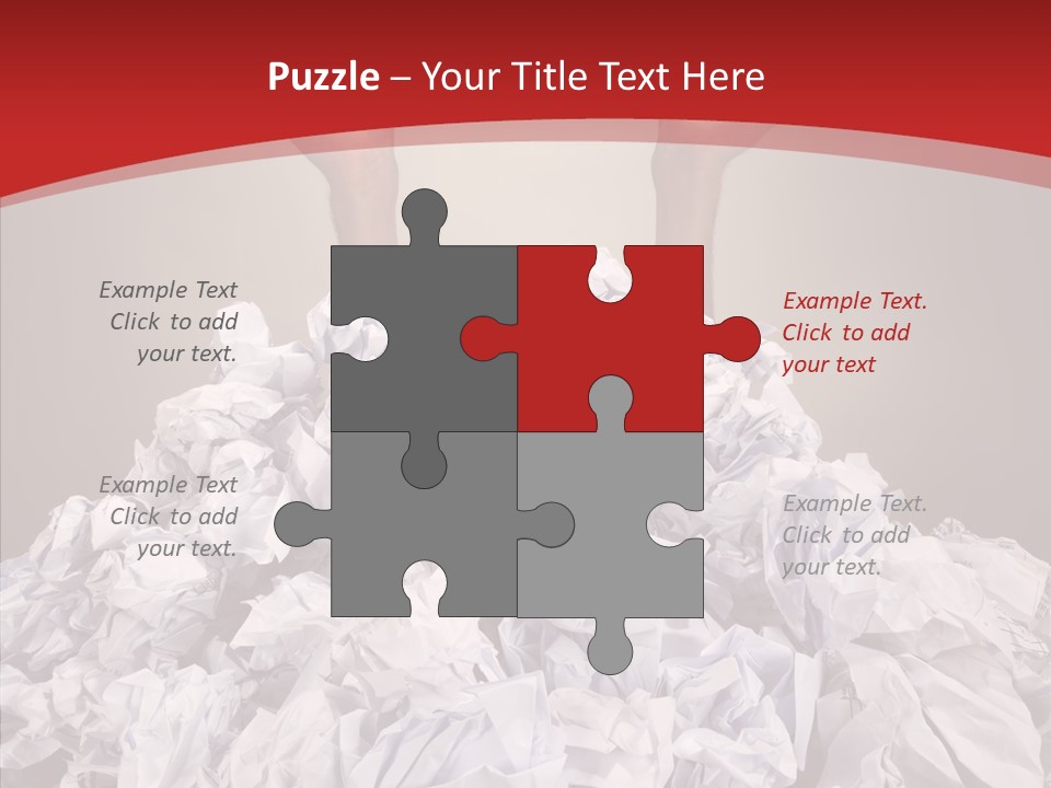 Confusion Human Reach PowerPoint Template