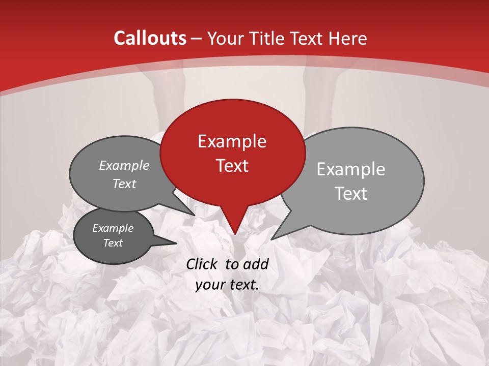 Confusion Human Reach PowerPoint Template