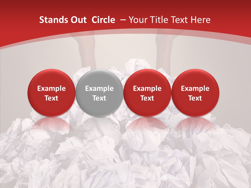 Confusion Human Reach PowerPoint Template