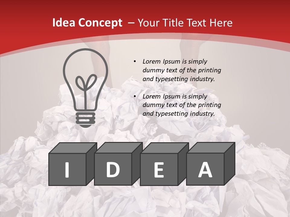 Confusion Human Reach PowerPoint Template