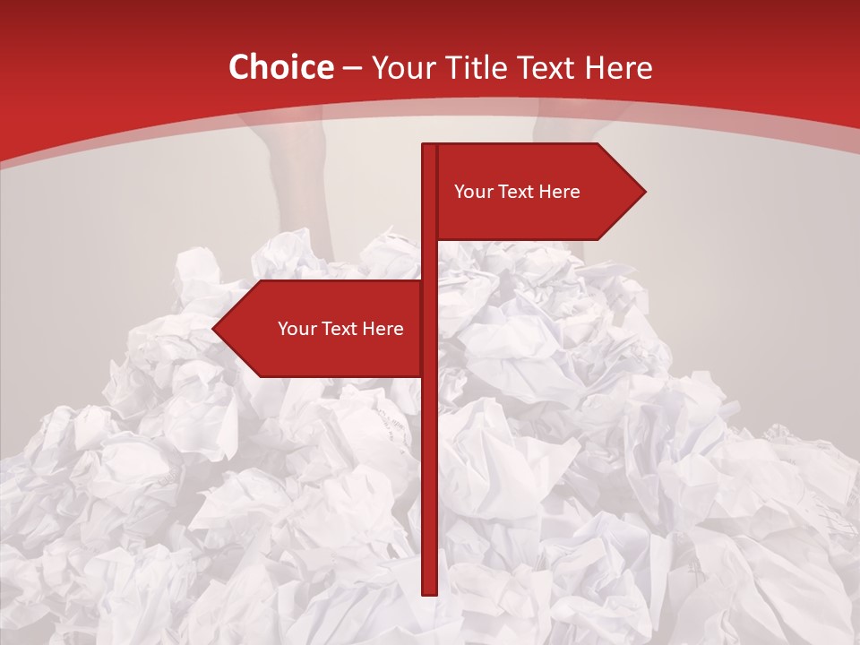 Confusion Human Reach PowerPoint Template