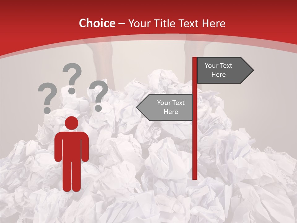 Confusion Human Reach PowerPoint Template