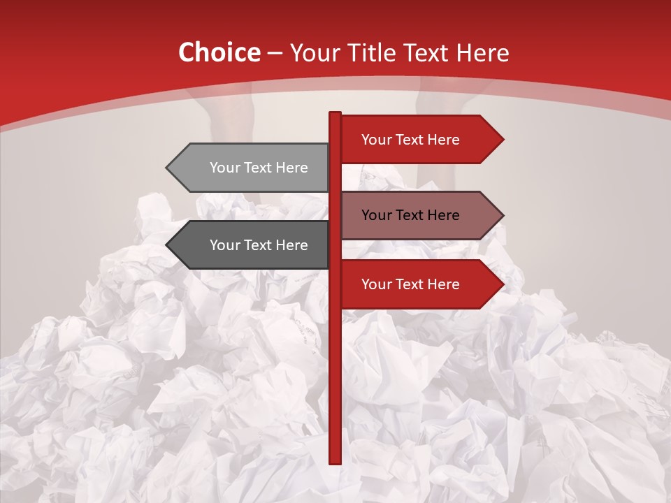 Confusion Human Reach PowerPoint Template