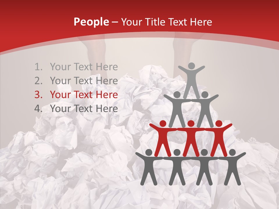 Confusion Human Reach PowerPoint Template