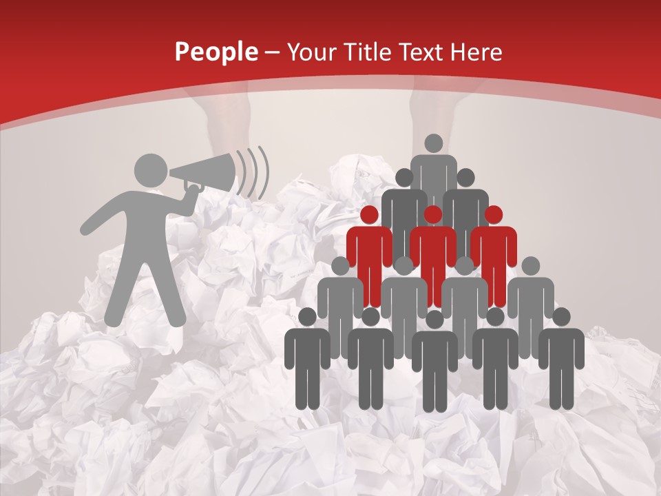 Confusion Human Reach PowerPoint Template