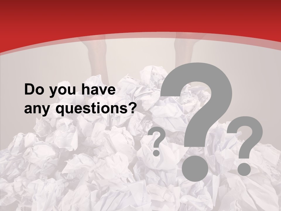 Confusion Human Reach PowerPoint Template