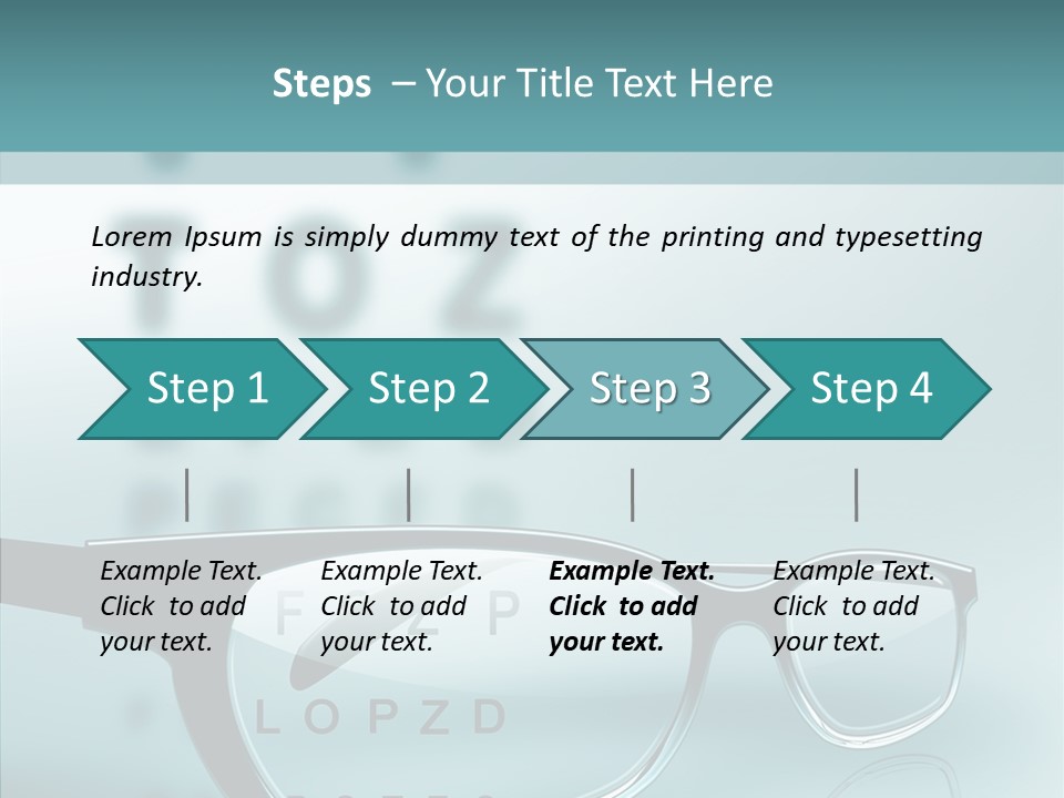 Examination Myopia Read PowerPoint Template