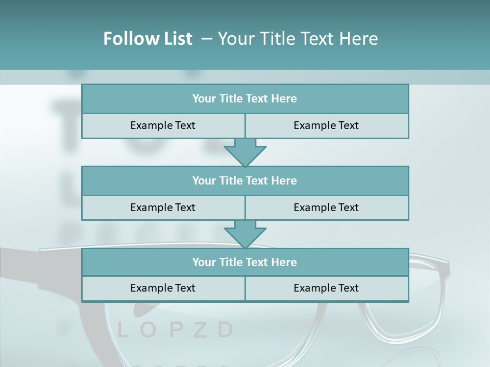 Examination Myopia Read PowerPoint Template