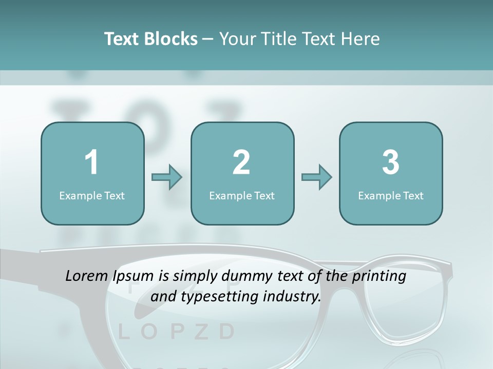 Examination Myopia Read PowerPoint Template