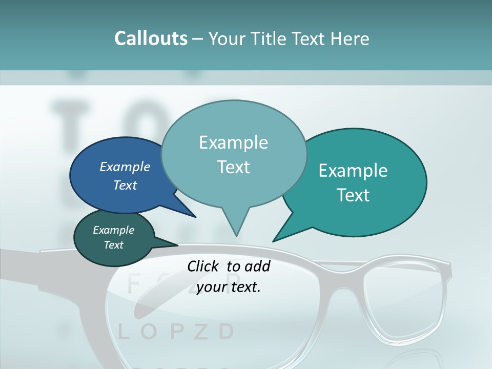 Examination Myopia Read PowerPoint Template