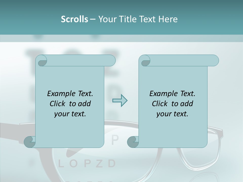 Examination Myopia Read PowerPoint Template