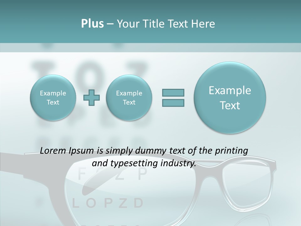 Examination Myopia Read PowerPoint Template