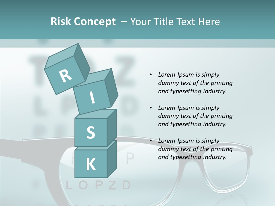 Examination Myopia Read PowerPoint Template