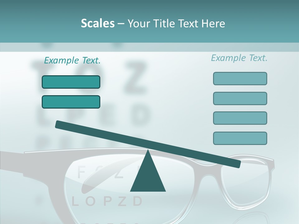 Examination Myopia Read PowerPoint Template