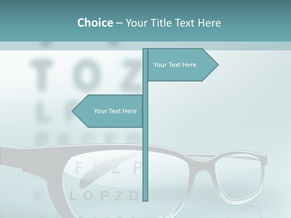 Examination Myopia Read PowerPoint Template