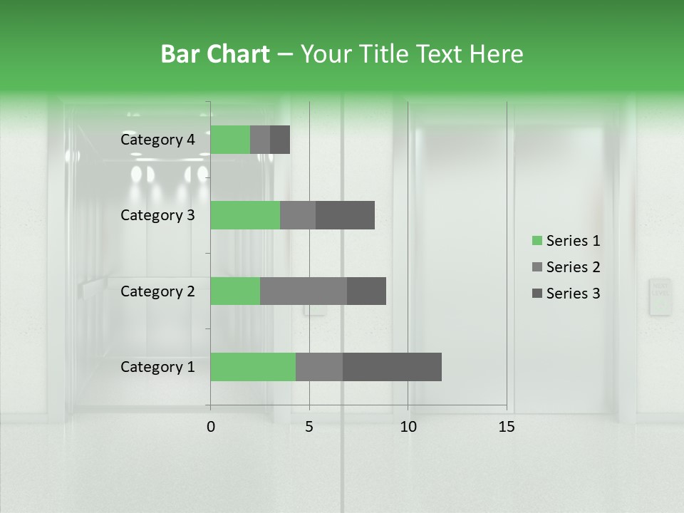 Design Element Two Open Elevator PowerPoint Template