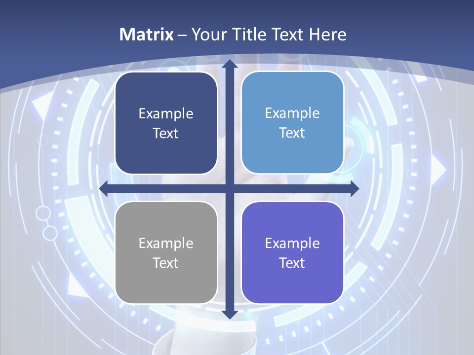 Black Exclamation Point Determination PowerPoint Template