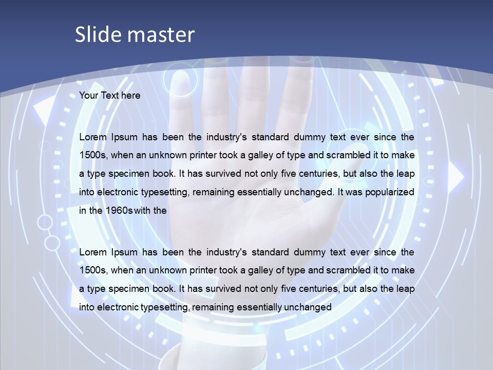 Black Exclamation Point Determination PowerPoint Template