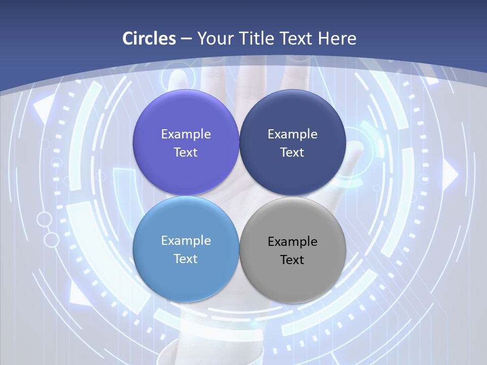 Black Exclamation Point Determination PowerPoint Template