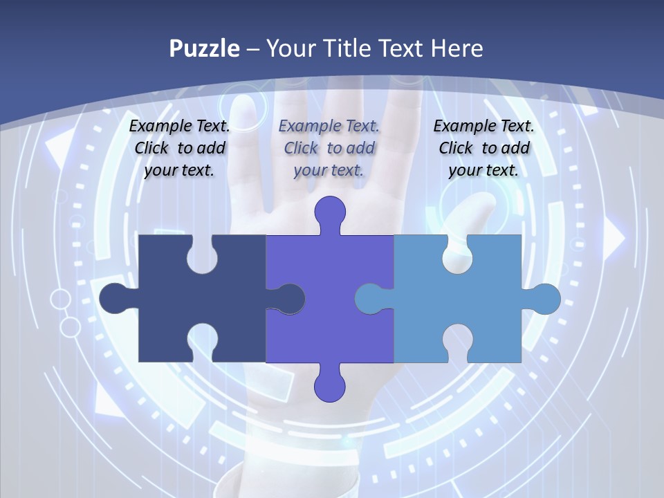 Black Exclamation Point Determination PowerPoint Template