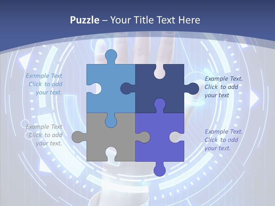 Black Exclamation Point Determination PowerPoint Template