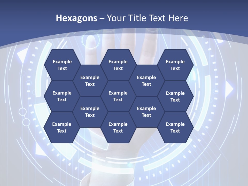 Black Exclamation Point Determination PowerPoint Template