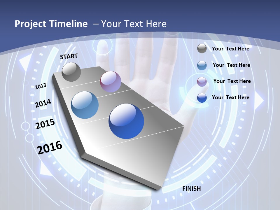 Black Exclamation Point Determination PowerPoint Template