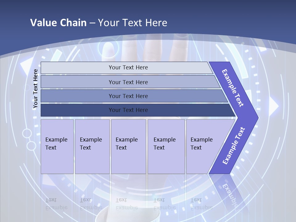 Black Exclamation Point Determination PowerPoint Template