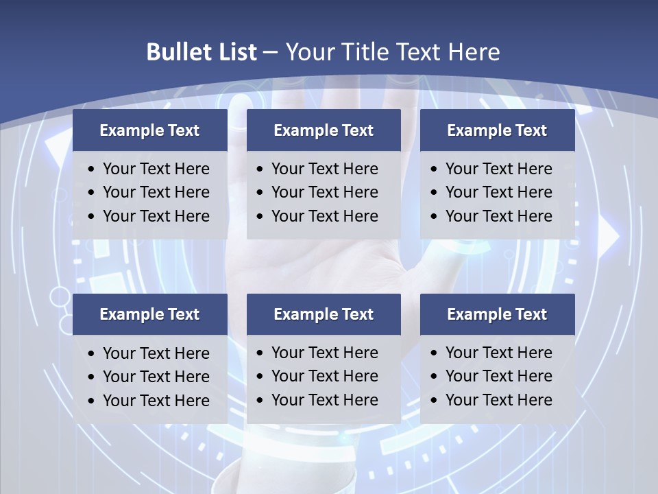 Black Exclamation Point Determination PowerPoint Template