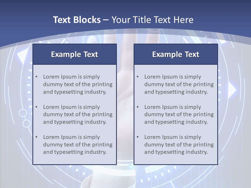 Black Exclamation Point Determination PowerPoint Template