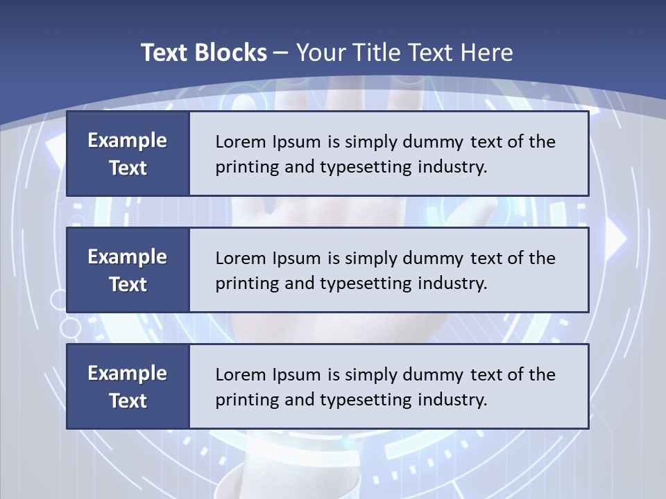 Black Exclamation Point Determination PowerPoint Template