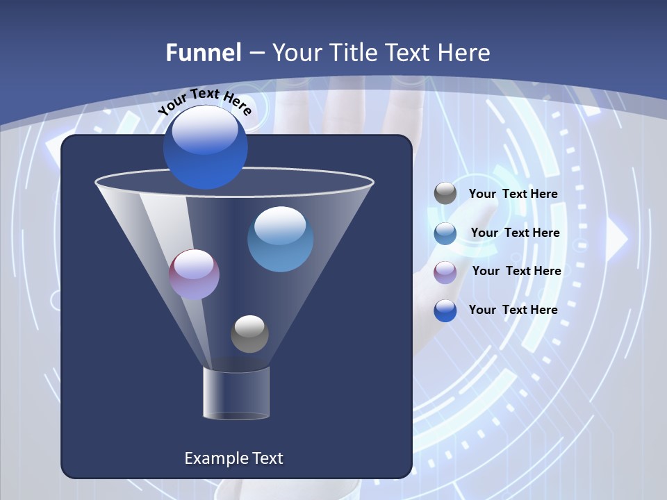 Black Exclamation Point Determination PowerPoint Template