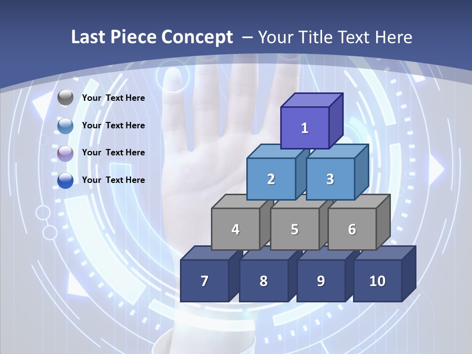Black Exclamation Point Determination PowerPoint Template