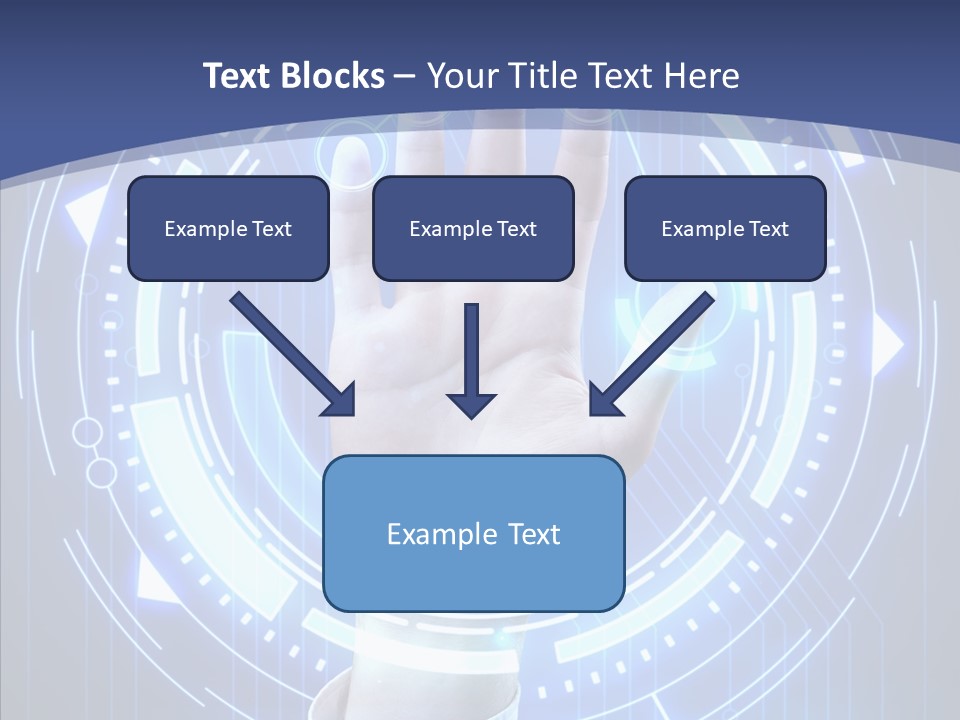 Black Exclamation Point Determination PowerPoint Template