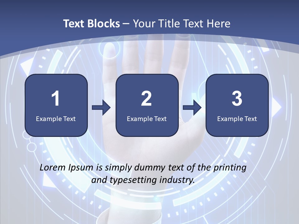 Black Exclamation Point Determination PowerPoint Template
