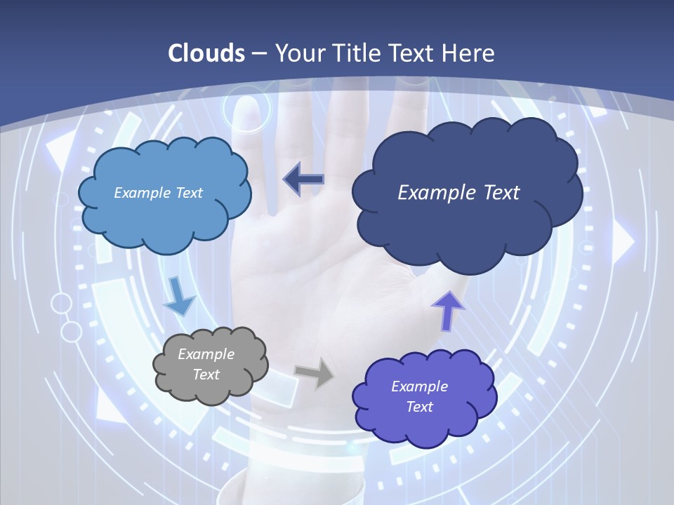 Black Exclamation Point Determination PowerPoint Template