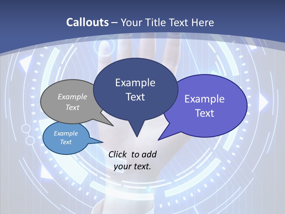 Black Exclamation Point Determination PowerPoint Template