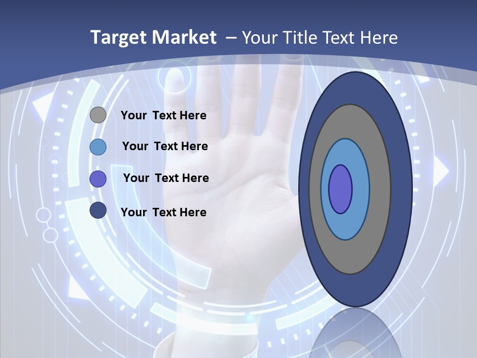 Black Exclamation Point Determination PowerPoint Template