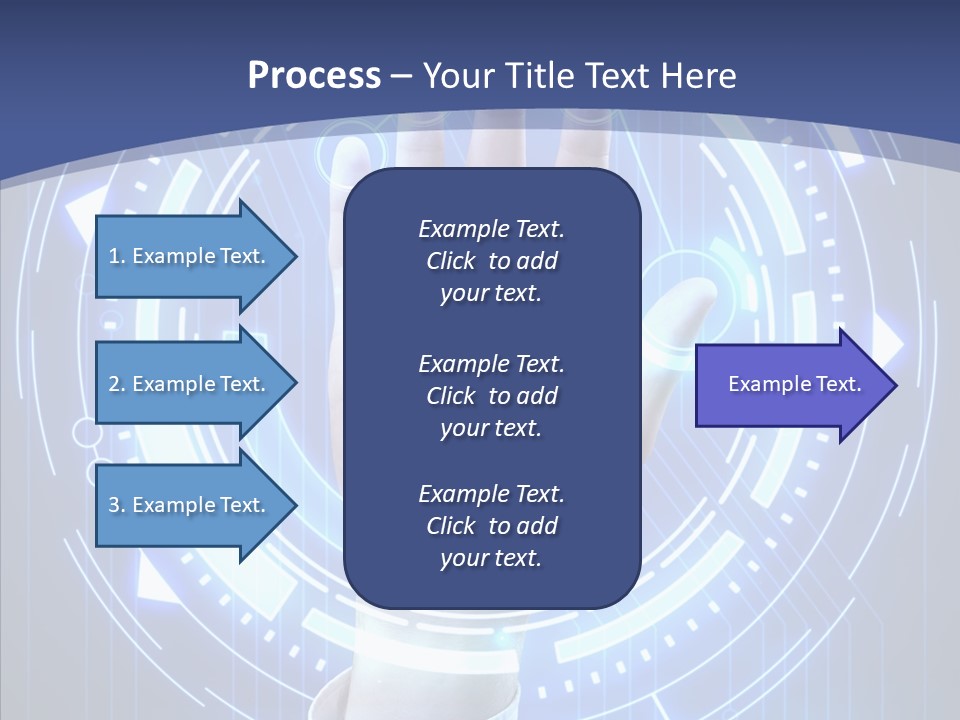 Black Exclamation Point Determination PowerPoint Template